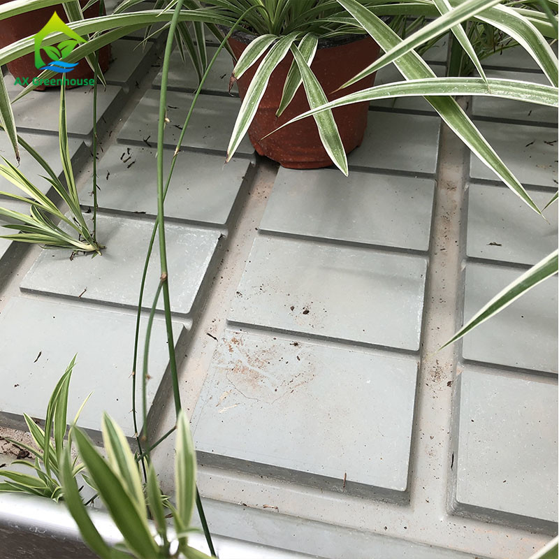 Ebb And Flood Hydroponic Movable Table Rolling Bench Untuk Menumbuhkan Tanaman Di Rumah Kaca