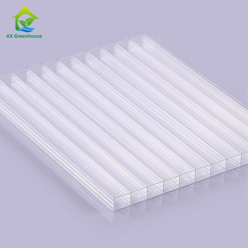 Bahan Penutup Rumah Kaca Steeple Tebal 4-12mm Panel Rumah Kaca Plastik Bergelombang