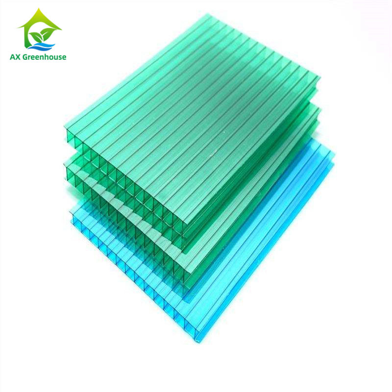 Bahan Penutup Rumah Kaca Steeple Tebal 4-12mm Panel Rumah Kaca Plastik Bergelombang