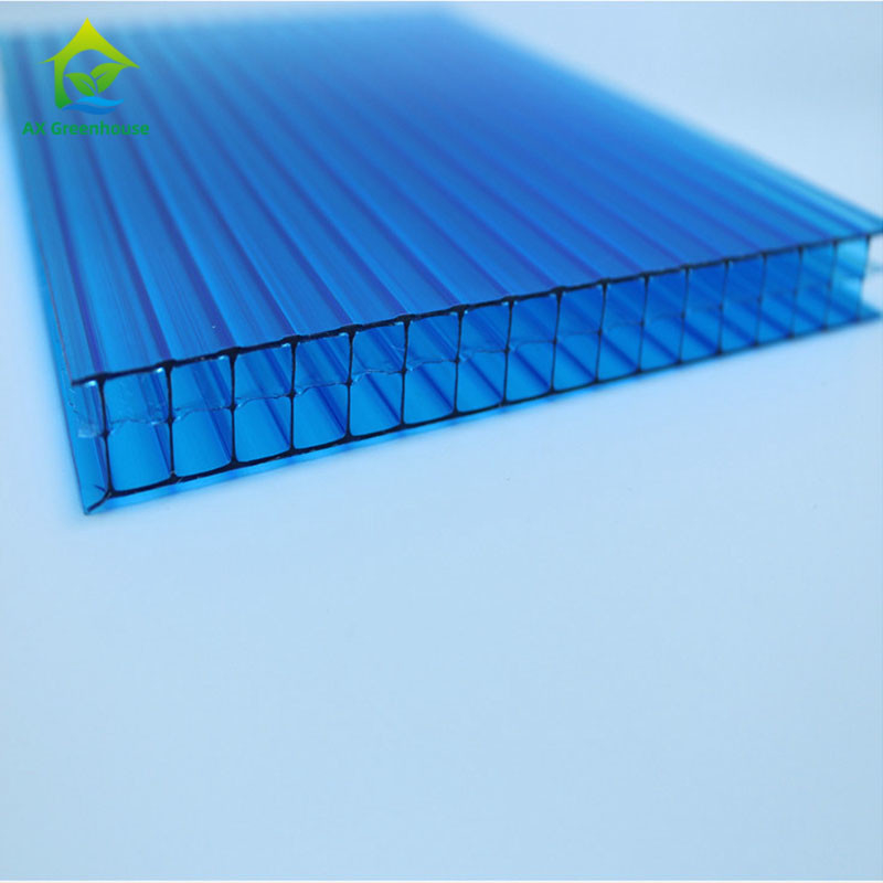 Bahan Penutup Rumah Kaca Steeple Tebal 4-12mm Panel Rumah Kaca Plastik Bergelombang