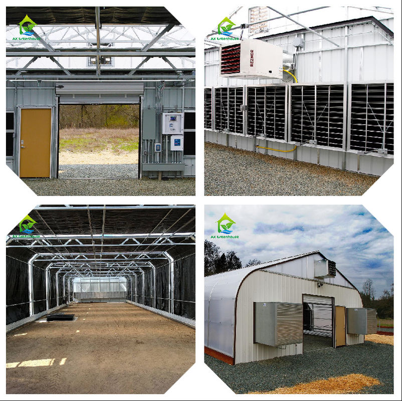 Sistem pemantauan rumah kaca cerdas dengan daya AC220V dan 0 ~ 50000 PPM CO2 konsentrasi meter untuk kontrol iklim yang optimal