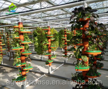 Food Grade 3.0-5.0mm Tebal PVC NFT Hidroponik Talang Untuk Stroberi