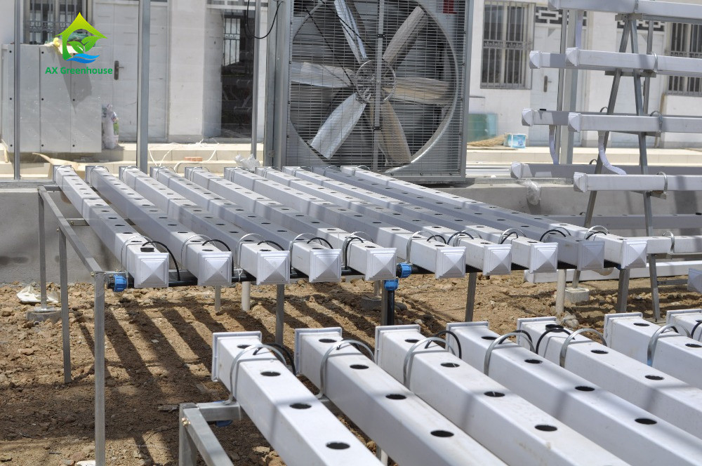 Tanah Tanpa Pertanian Indoor Strawberry Tumbuh PVC Tabung Untuk Hydroponics Sistem NFT Untuk Dijual
